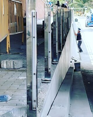 Instalación de elementos estructurales de acero